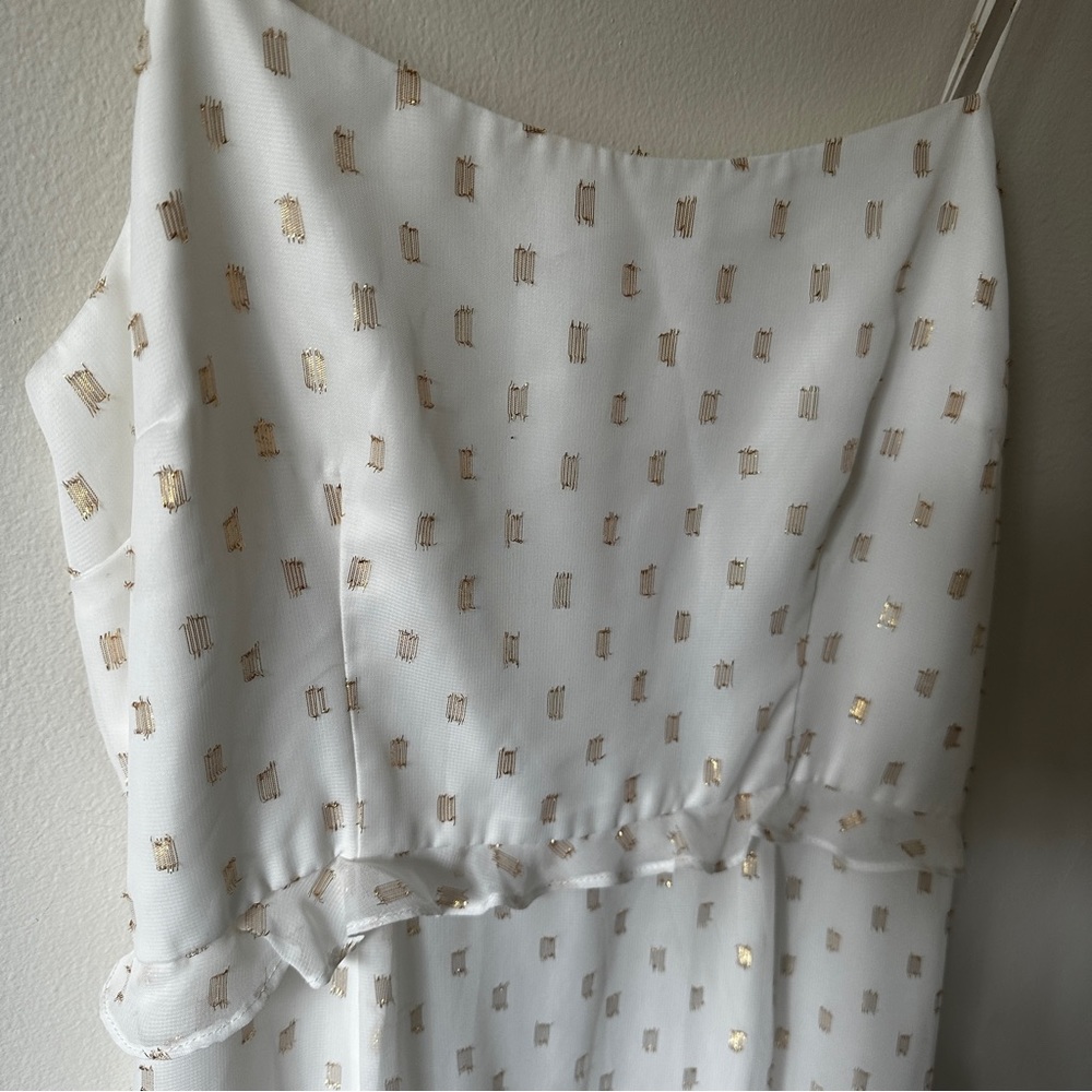 COOPER ST | White Gold Dress | Bridal Summer Event Size 8 Measurements ⬇️ NWOT